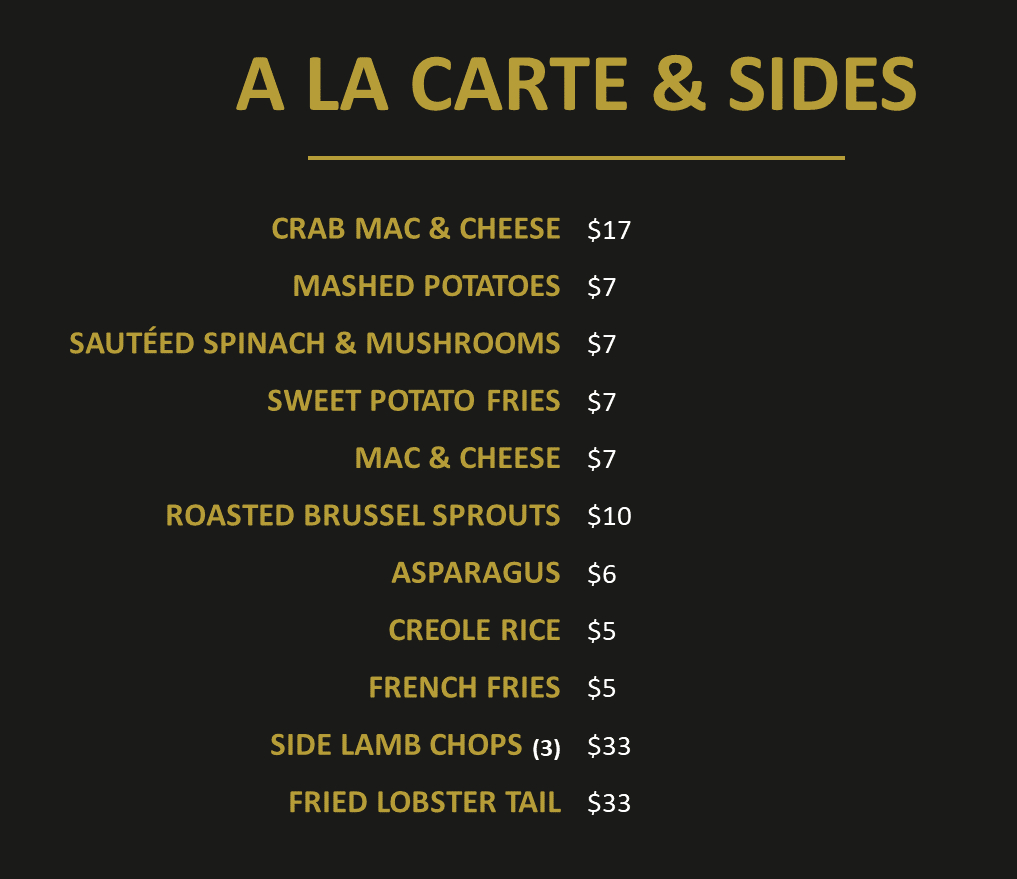 ala carte